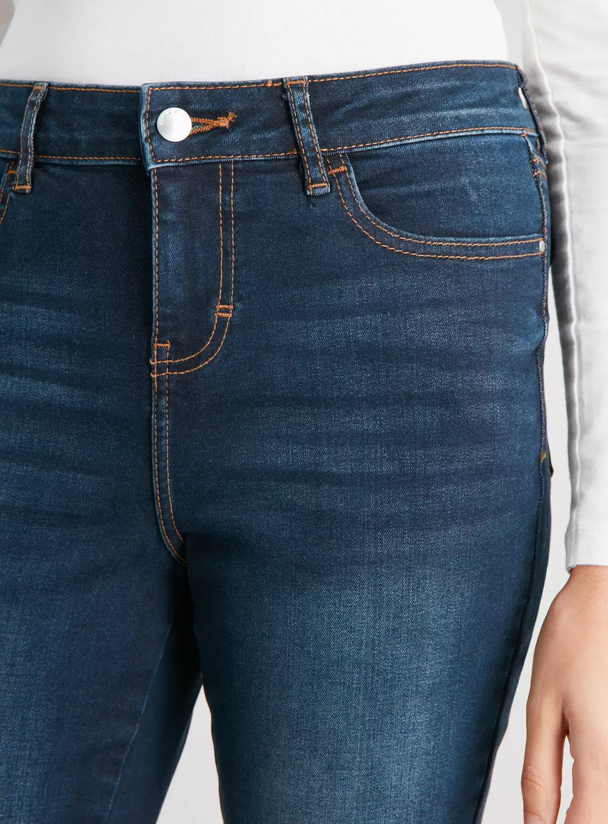 Dark Denim Regular Fit Skinny Jeans - 22R 3 Dark Denim Regular Fit Skinny Jeans - 22R