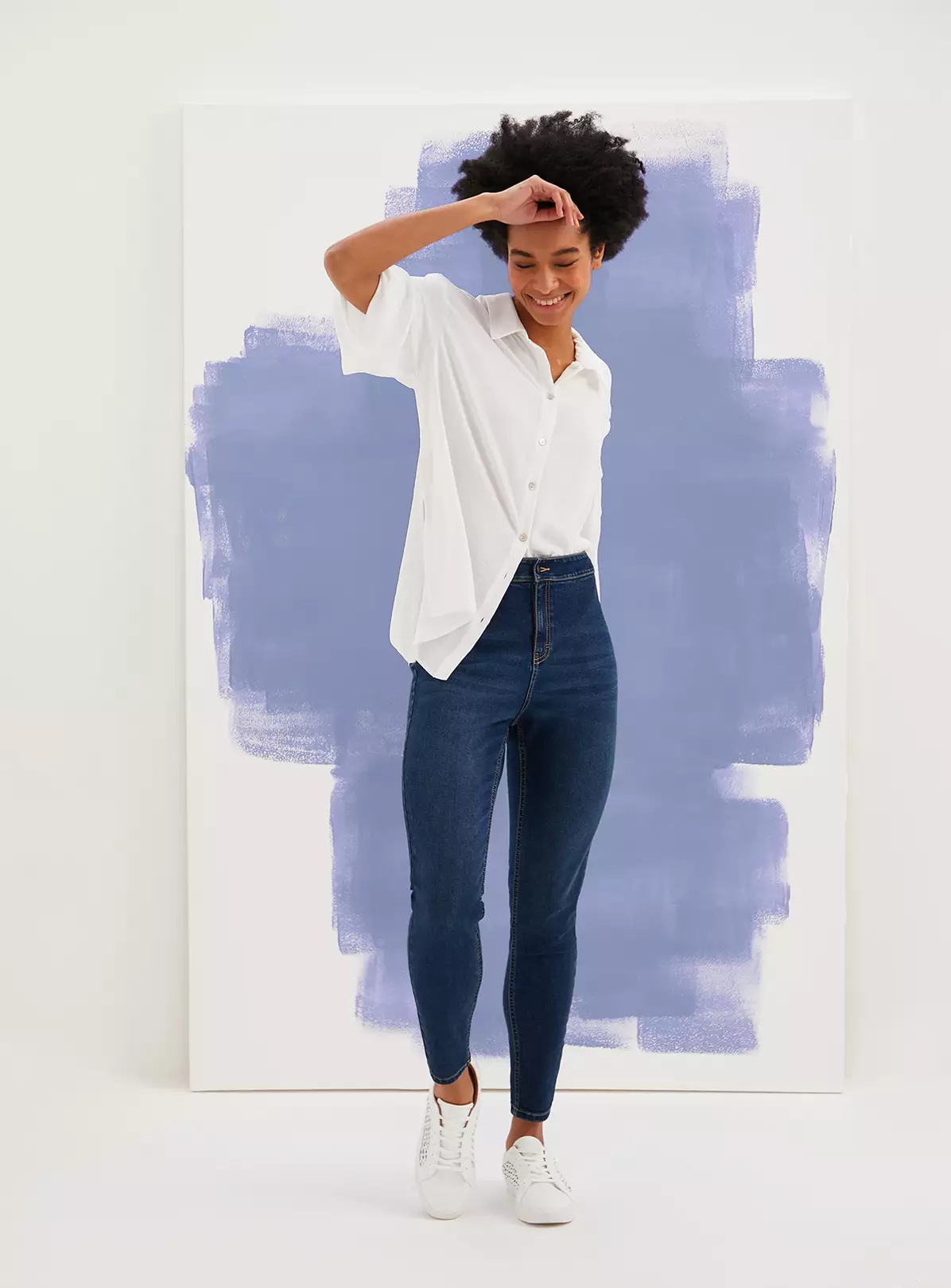 Dark Denim Regular Fit Skinny Jeans - 22R 4 Dark Denim Regular Fit Skinny Jeans - 22R - Image 2