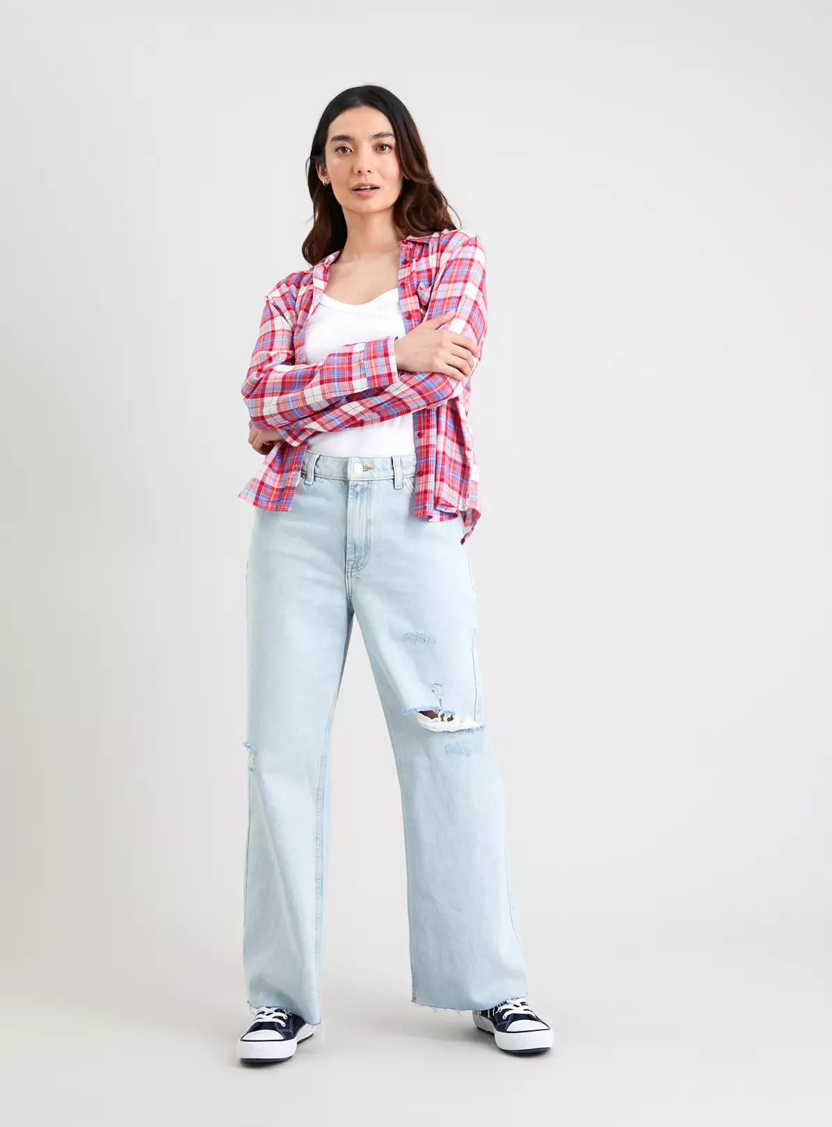 Bright Check Relaxed Fit Shirt - 14 5 Bright Check Relaxed Fit Shirt - 14 - Image 3