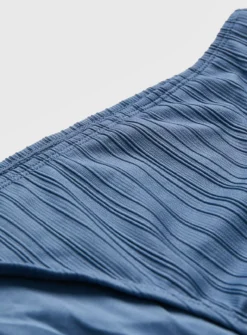 Blue Ribbed Classic Bikini Bottoms - 22 -GlamMode Store tuc142159261 Blue R Z004A