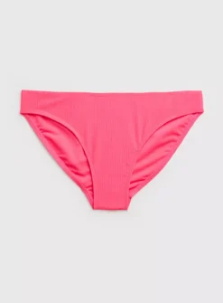 Bright Pink Classic Bikini Bottoms 20 -GlamMode Store tuc142165169 Pink R Z003A