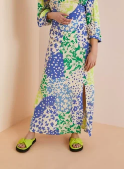 Everbelle Patchwork Floral Coord Side Split Midaxi Skirt 16 7 Everbelle Patchwork Floral Coord Side Split Midaxi Skirt 16 -GlamMode Store tuc142232190 Multi20Coloured R Z002A 1