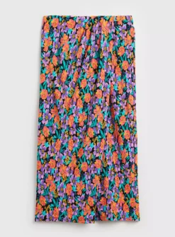 Floral Wrap Plisse Midi Coord Skirt 16 -GlamMode Store tuc142497278 Multi20Coloured R Z003A