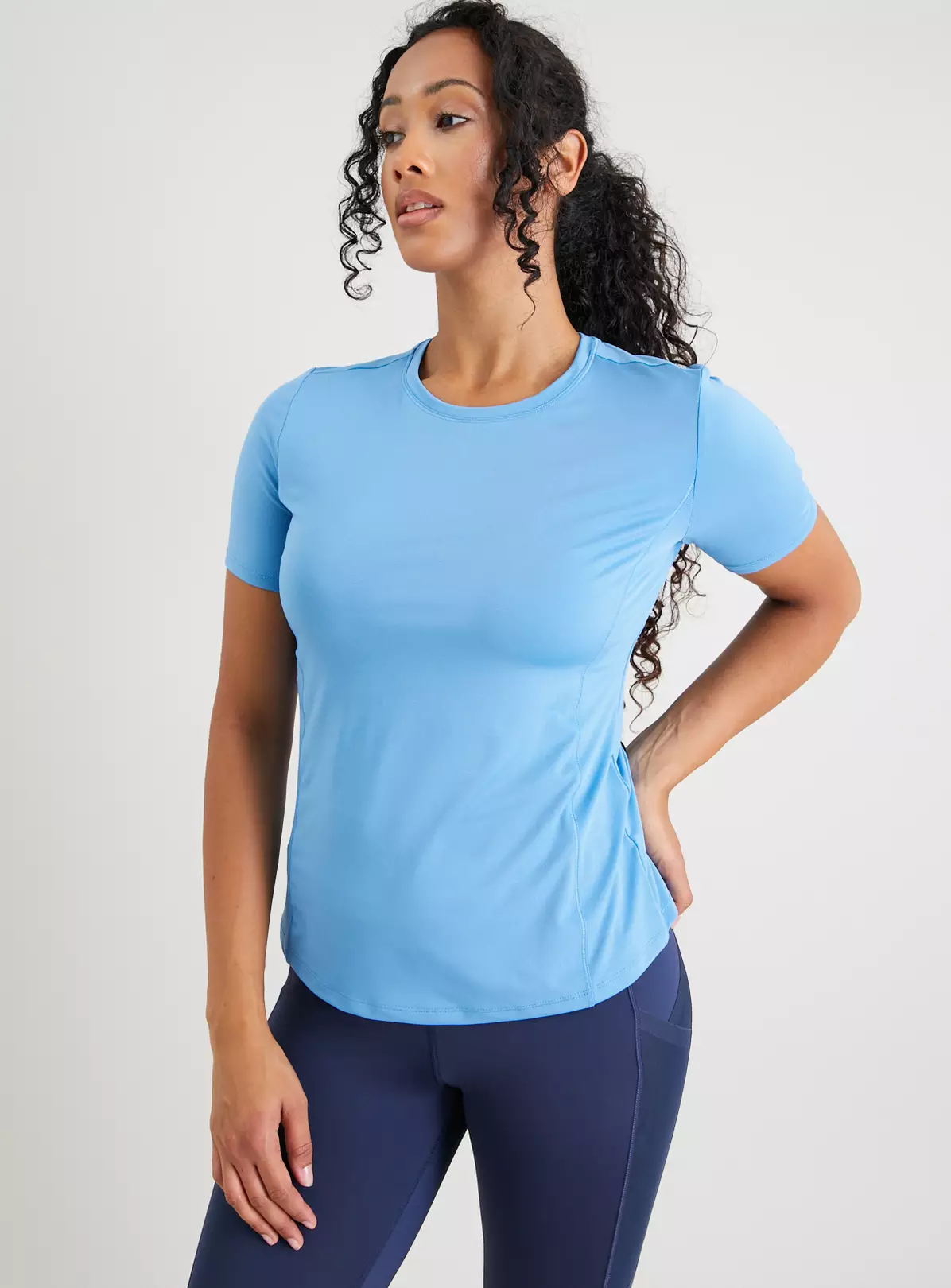 Active Blue Short Sleeve T-Shirt 22 4 Active Blue Short Sleeve T-Shirt 22 - Image 2