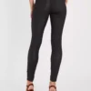 Black Coated Trousers 8L -GlamMode Store tuc143053847 Black R Z005A
