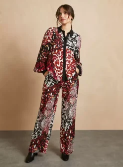 EVERBELLE Animal Print Relaxed Shirt 16