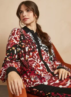 EVERBELLE Animal Print Relaxed Shirt 8 -GlamMode Store tuc143084441 Multi20Coloured R Z002A 1