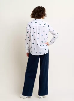 BRAKEBURN Flora Shirt 18 7 BRAKEBURN Flora Shirt 18 -GlamMode Store tuc143201926 White R Z002A