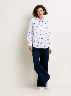 BRAKEBURN Flora Shirt 18 8 BRAKEBURN Flora Shirt 18 -GlamMode Store tuc143201926 White R Z004A