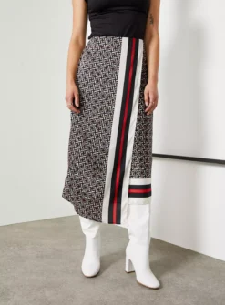 For All The Love Border Printed Satin Co-ord Wrap Skirt 16 -GlamMode Store tuc143291319 Multi20Coloured R Z001A 1