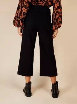 VOGUE WILLIAMS Black Wide Jeans 12