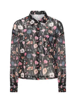 VOGUE WILLIAMS Floral Chiffon Shirt 18 -GlamMode Store tuc143294000 Multi20Coloured R Z004A