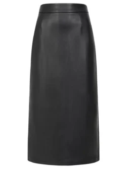 VOGUE WILLIAMS Black Pu Skirt 10 -GlamMode Store tuc143300941 Black R Z004A 1