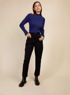 VOGUE WILLIAMS Black Tapered Denim Jeans 16 -GlamMode Store tuc143303666 Black R Z001A 1