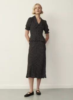 FINERY Evelyn Skirt 14 7 FINERY Evelyn Skirt 14 -GlamMode Store tuc143317822 Black R Z002A