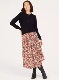 THOUGHT Faye Lenzing EcoVero Dobby Skirt 8