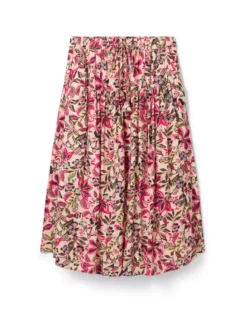 THOUGHT Faye Lenzing EcoVero Dobby Skirt 18 -GlamMode Store tuc143343502 Pink R Z003A