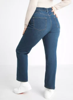 SIMPLY BE 24/7 Vintage Wash Straight Leg Jean  22 -GlamMode Store tuc143373816 Blue R Z002A