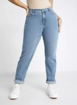 SIMPLY BE 24/7 Mid Vintage Boyfriend Jean 28 -GlamMode Store tuc143374510 Blue R Z003A