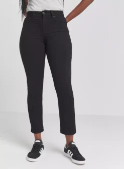 SIMPLY BE 24/7 Black Straight Leg Jean 24 12 SIMPLY BE 24/7 Black Straight Leg Jean 24 -GlamMode Store tuc143377850 Black R Z003A