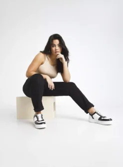 SIMPLY BE 24/7 Black Straight Leg Jean 24 13 SIMPLY BE 24/7 Black Straight Leg Jean 24 -GlamMode Store tuc143377850 Black R Z006A