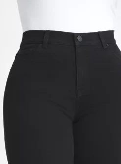 SIMPLY BE 24/7 Black Wide Leg Jean 32 -GlamMode Store tuc143380717 Black R Z005A