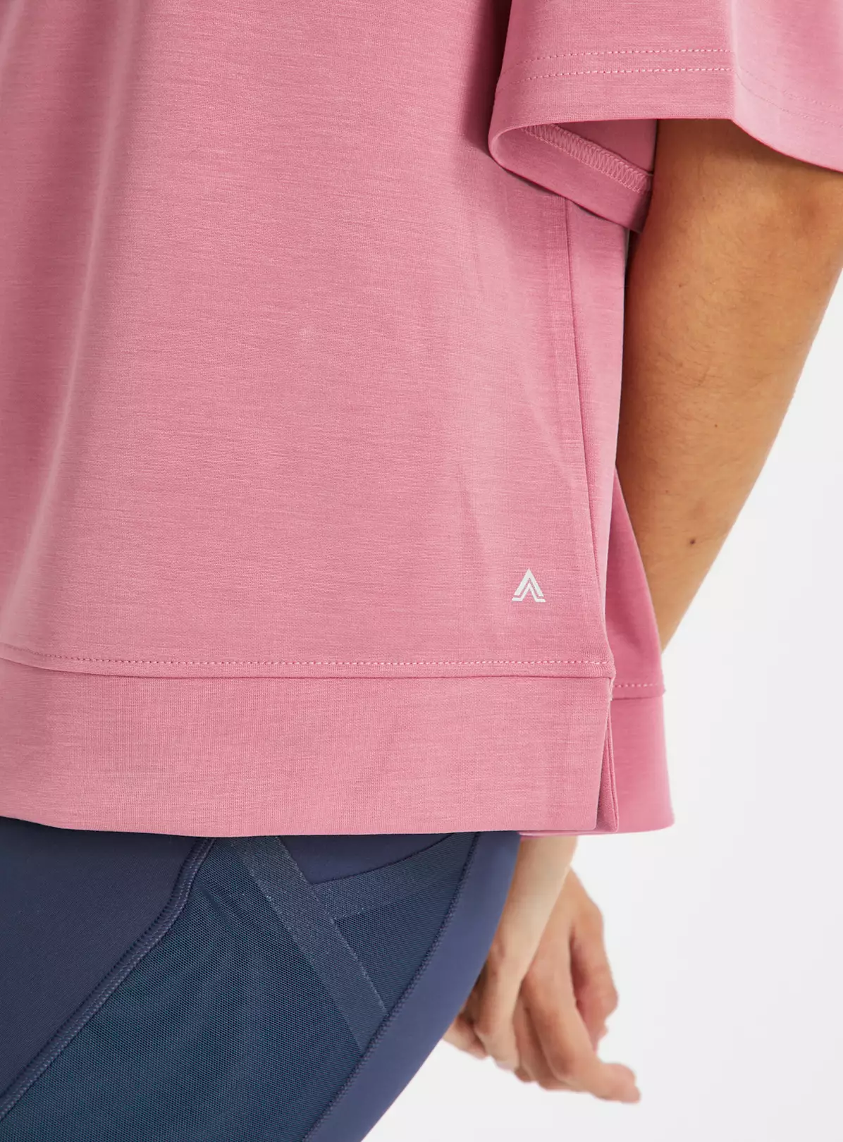 Active Pink Modal Yoga T-Shirt XL 3 Active Pink Modal Yoga T-Shirt XL - Image 2