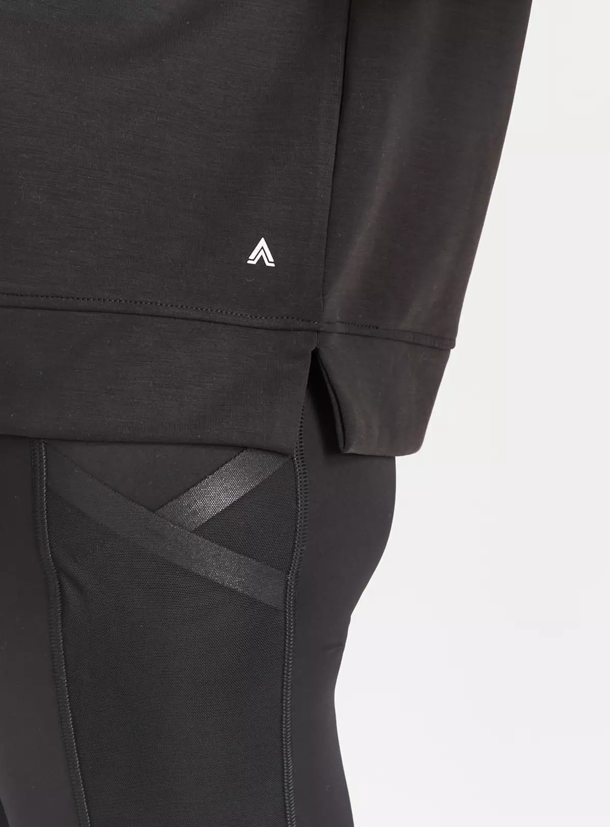 Active Dark Grey Modal Yoga T-Shirt L 4 Active Dark Grey Modal Yoga T-Shirt L - Image 3