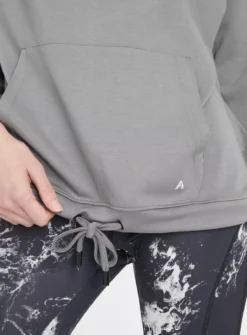 Active Khaki Zip Scuba HoodieL