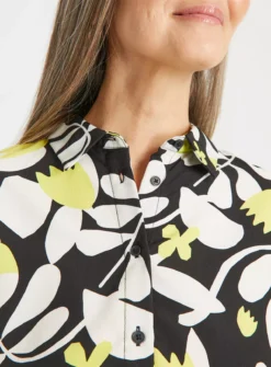 Floral Print Boxy Shirt 20 -GlamMode Store tuc143425583 Multi20Coloured R Z003A