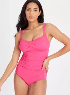 Pink Low Leg Swimsuit 16
