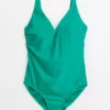 Green Classic Plunge Swimsuit20 -GlamMode Store tuc143455361 Green R Z001A