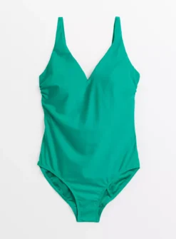 Green Classic Plunge Swimsuit20