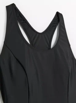 Black Side Stripe Short Swimsuit18