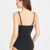 Black Low Leg Swimsuit 16 -GlamMode Store tuc143456232 Black R Z004A 1