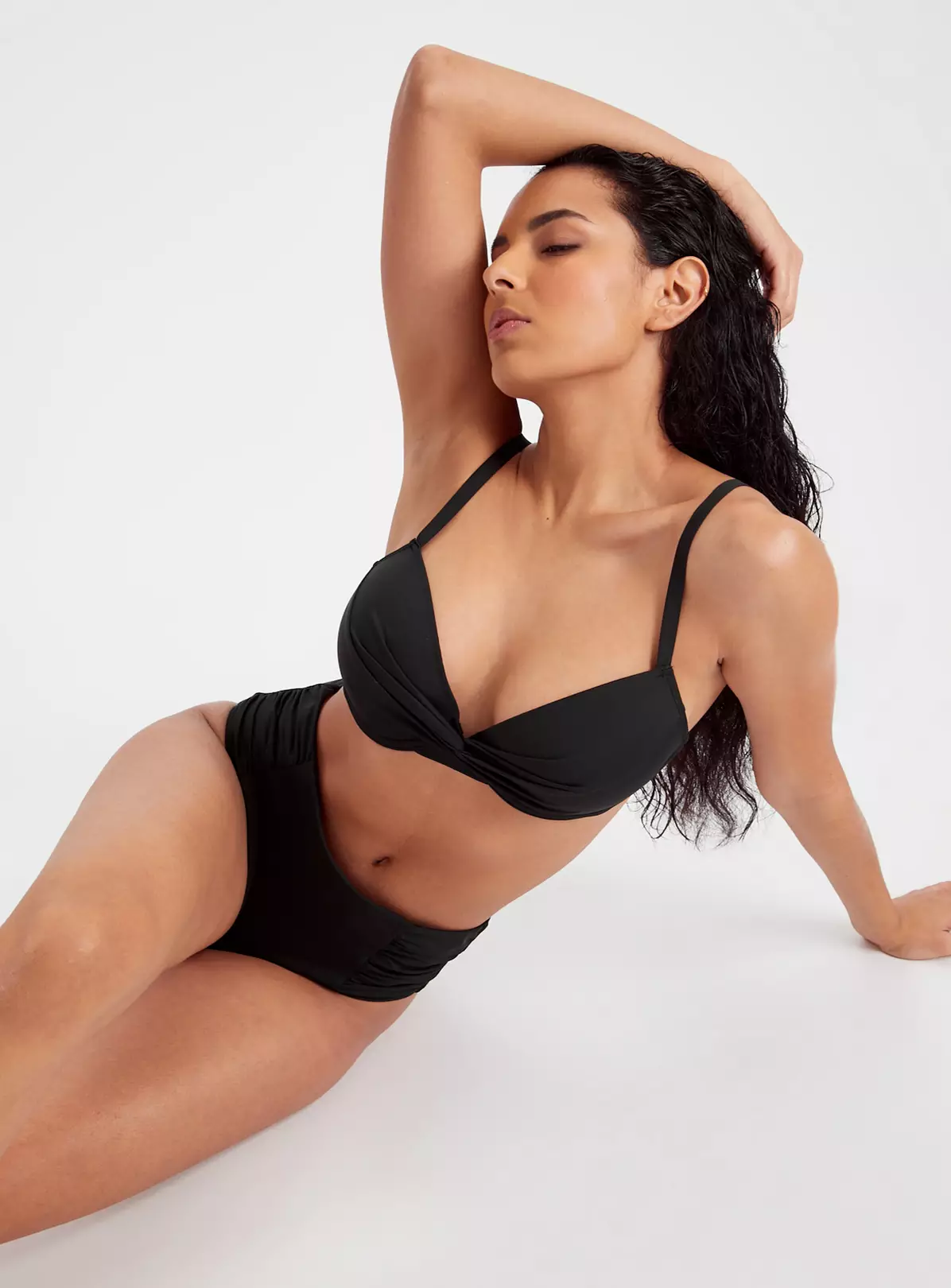 Black Ruched Bikini Bottoms 16 5 Black Ruched Bikini Bottoms 16 - Image 3