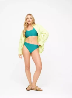 Teal Textured Bikini Bottoms 16 -GlamMode Store tuc143460653 Green R Z002A
