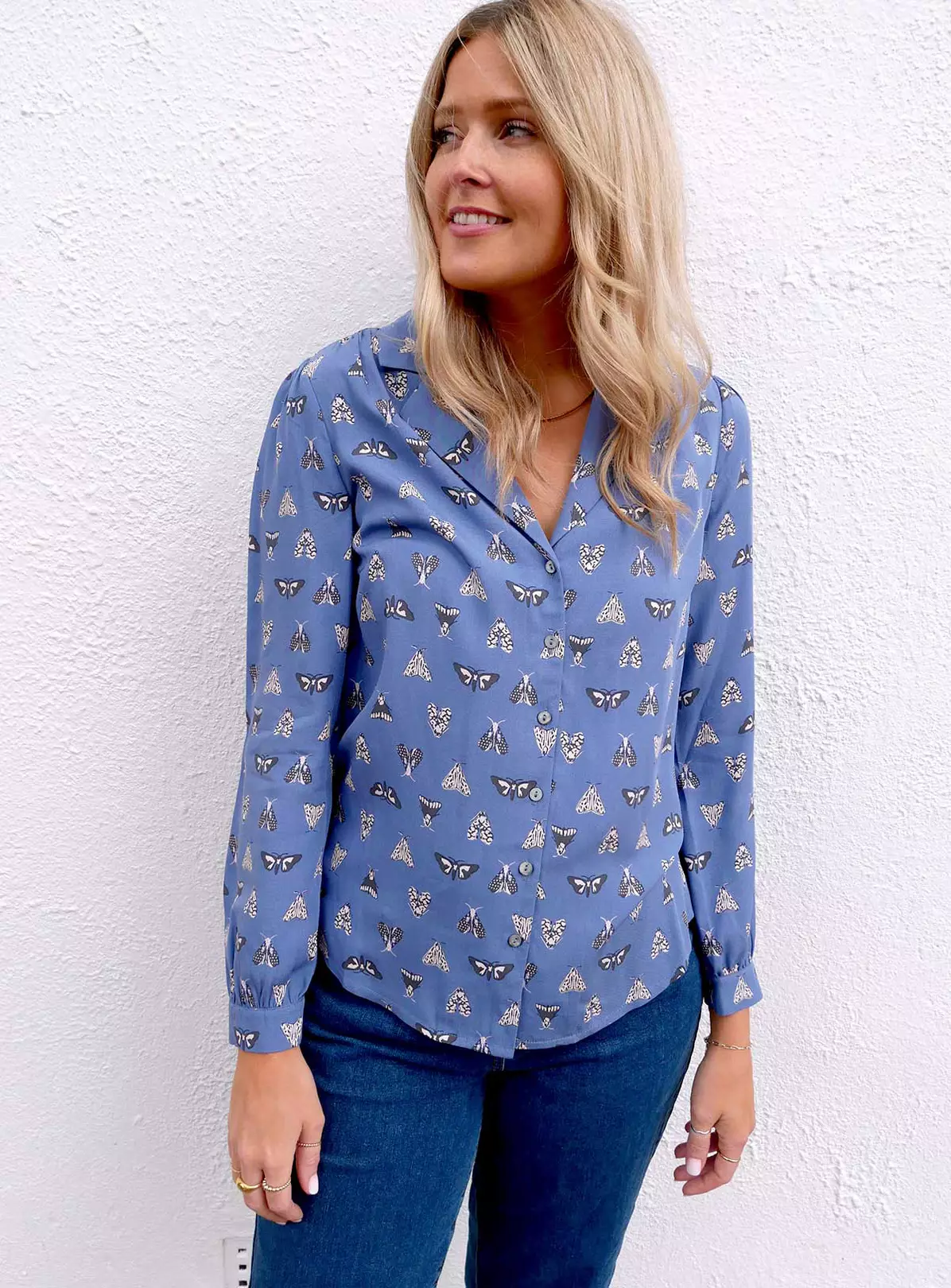 ANORAK Night Butterfly Nicky Long Sleeve Shirt 8 6 ANORAK Night Butterfly Nicky Long Sleeve Shirt 8 - Image 4