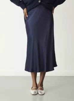 FINERY Evelyn Skirt 8 -GlamMode Store tuc143491732 Navy R Z004A