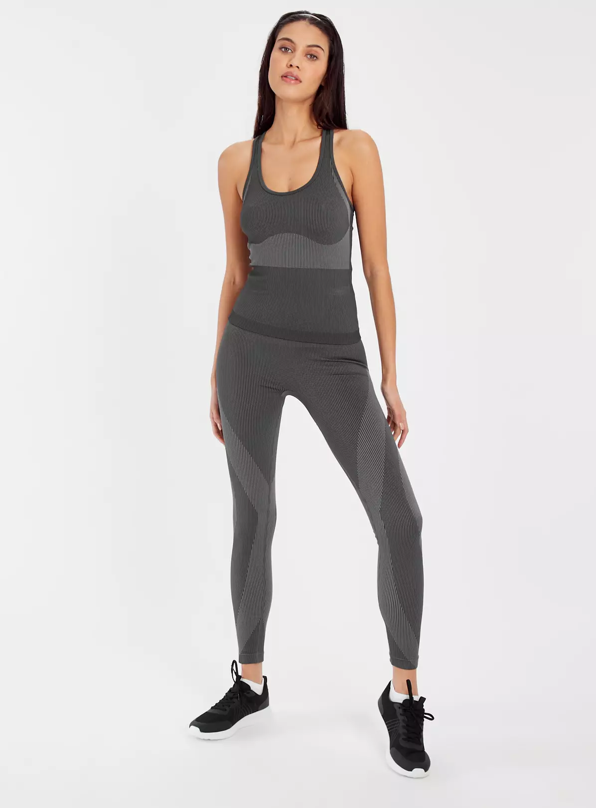 Active Charcoal Seamless Vest M