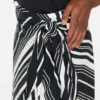 Monochrome Stripe Midaxi Wrap Skirt10 1 Monochrome Stripe Midaxi Wrap Skirt10 -GlamMode Store tuc143638010 Mono R Z003A