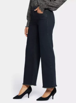 NYDJ Teresa Wide Leg Ankle Jean 6 -GlamMode Store tuc143639080 Black R Z003A