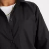 Black Poplin Oversized Shirt 14 1 Black Poplin Oversized Shirt 14 -GlamMode Store tuc143665510 Black R Z003A