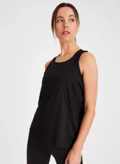 Active Black Performance Vest Top 22 9 Active Black Performance Vest Top 22 -GlamMode Store tuc143676243 Black R Z001A