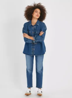 Vintage Wash Straight Leg Denim Jeans 18L 8 Vintage Wash Straight Leg Denim Jeans 18L -GlamMode Store tuc143725404 Mid20Denim R Z002A