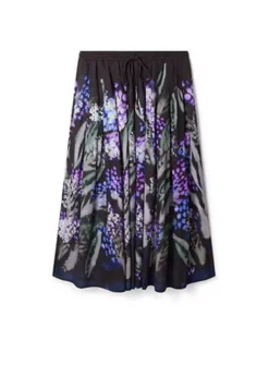 THOUGHT Sylva Tencel Crepe Skirt 16