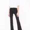 Black Flared Denim Jeans 8L