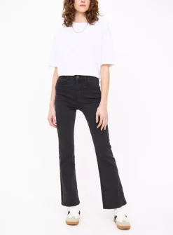 Black Flared Denim Jeans 18R