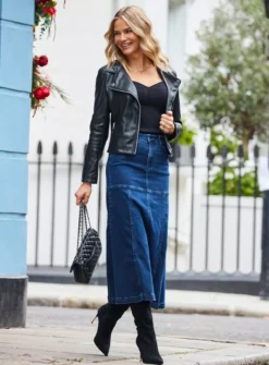 SOSANDAR Panelled Skirt With Fullness 20