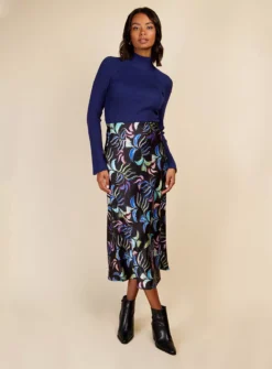 VOGUE WILLIAMS Leaf Midi Skirt 14 -GlamMode Store tuc144060643 Multi20Coloured R Z002A 1